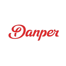 Logo de Danper, empresa aliada de Perú Palets
